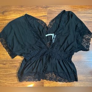 Forever 21 Black Blouse Size 2X